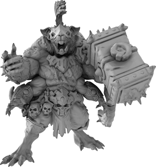 Brayan Nafarrate - Rat Berserker #2 - DnD/TTRPG Figure/Miniature