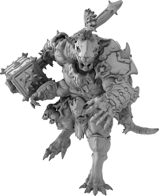 Brayan Nafarrate - Rat Berserker #3 - DnD/TTRPG Figure/Miniature