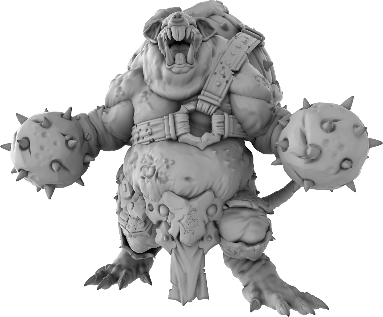 Brayan Nafarrate - Rat w/Bomb #1 - DnD/TTRPG Figure/Miniature