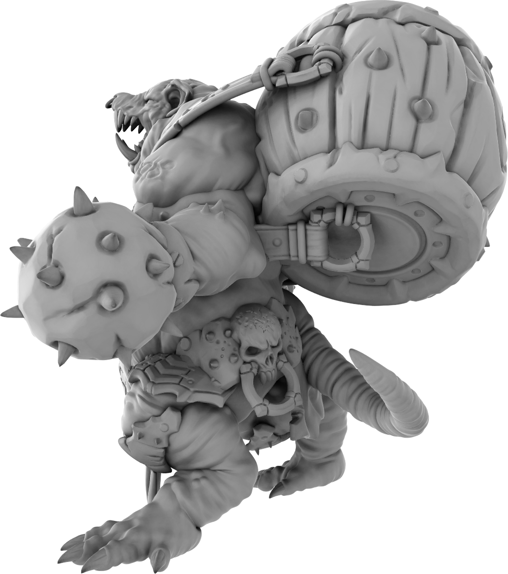 Brayan Nafarrate - Rat w/Bomb #1 - DnD/TTRPG Figure/Miniature