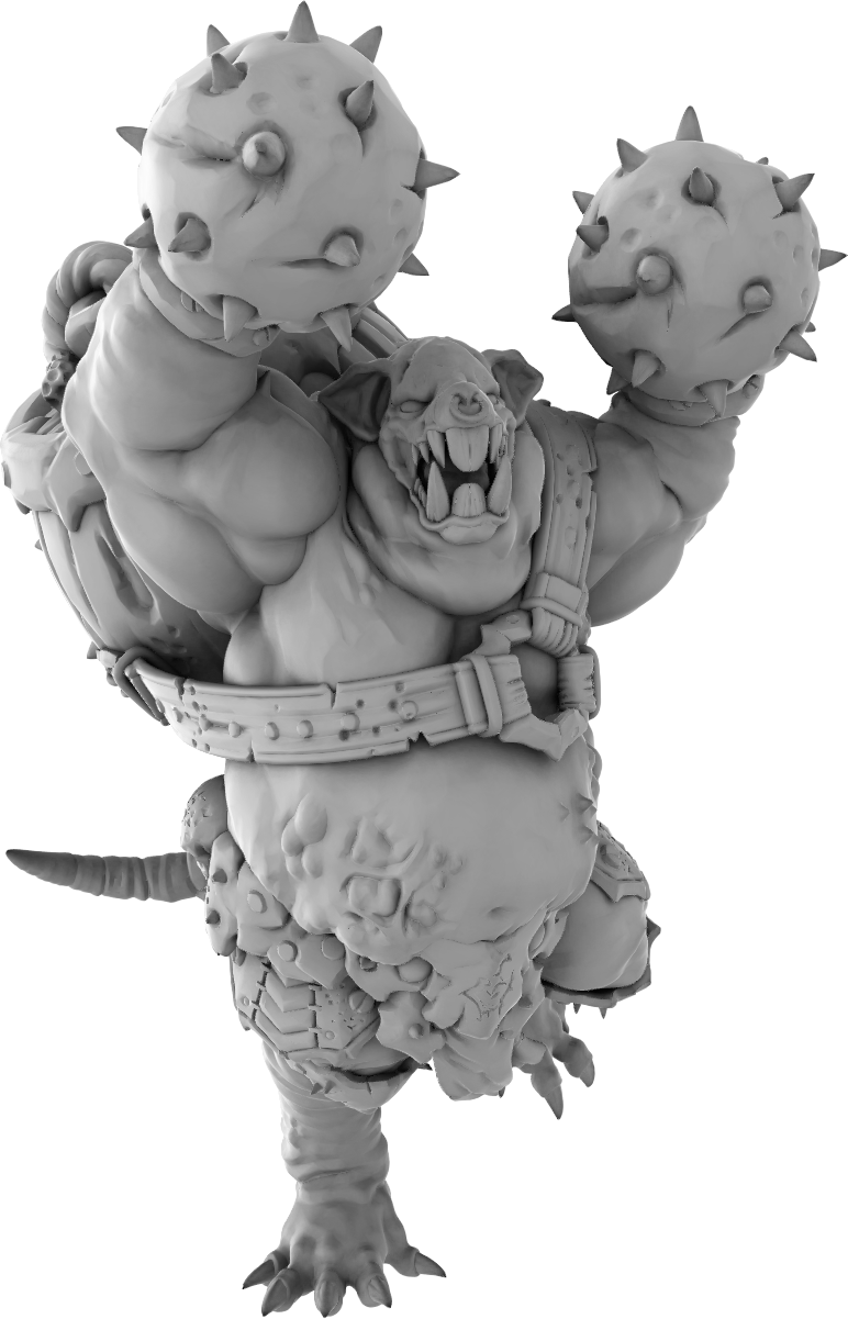 Brayan Nafarrate - Rat w/Bomb #2 - DnD/TTRPG Figure/Miniature