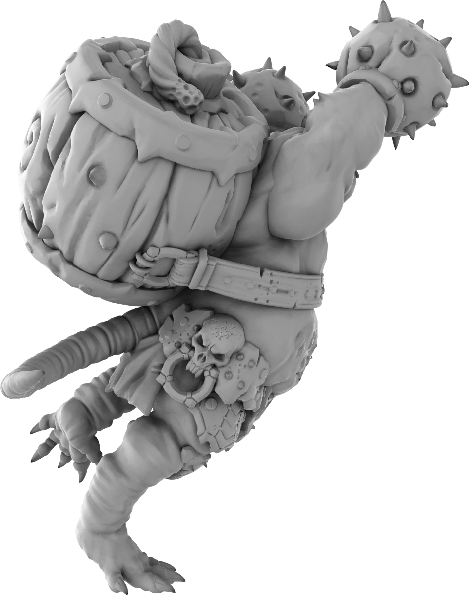 Brayan Nafarrate - Rat w/Bomb #2 - DnD/TTRPG Figure/Miniature