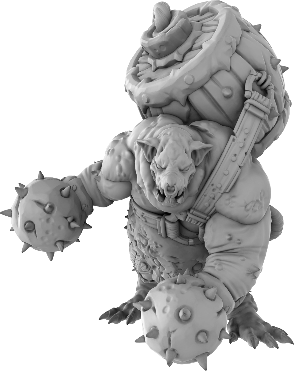 Brayan Nafarrate - Rat w/Bomb #3 - DnD/TTRPG Figure/Miniature
