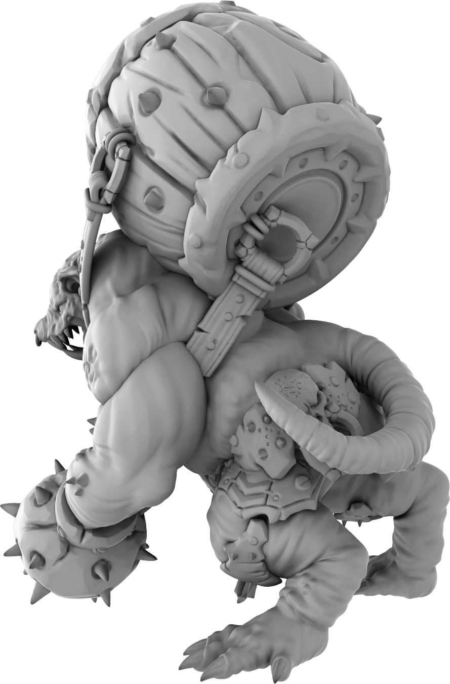 Brayan Nafarrate - Rat w/Bomb #3 - DnD/TTRPG Figure/Miniature