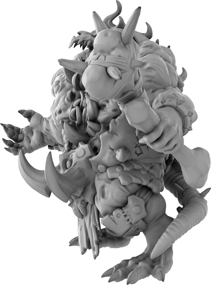 Brayan Nafarrate - Rat Ogre #1 - DnD/TTRPG Figure/Miniature