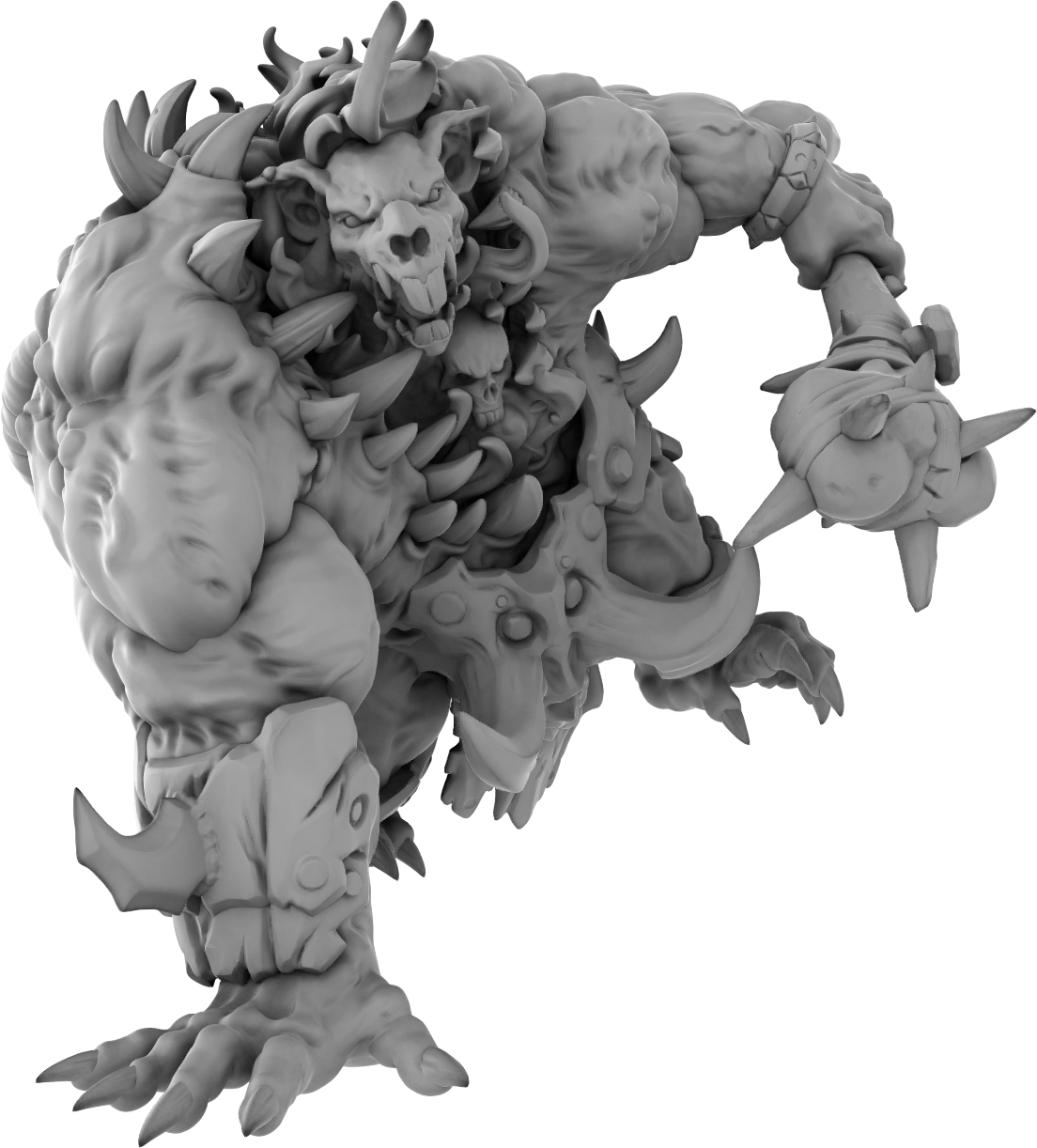 Brayan Nafarrate - Rat Ogre #2 - DnD/TTRPG Figure/Miniature