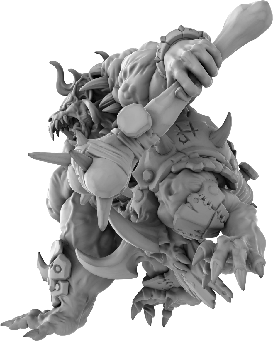 Brayan Nafarrate - Rat Ogre #2 - DnD/TTRPG Figure/Miniature