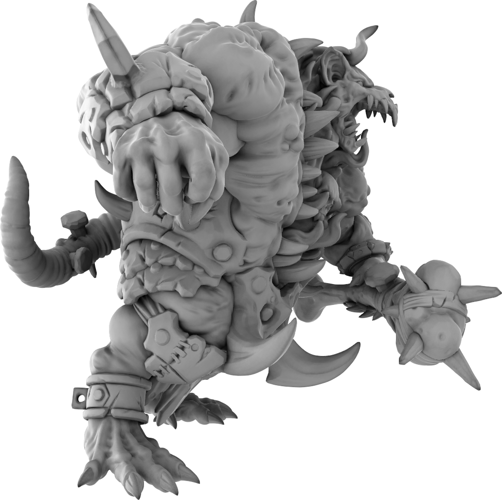 Brayan Nafarrate - Rat Ogre #3 - DnD/TTRPG Figure/Miniature
