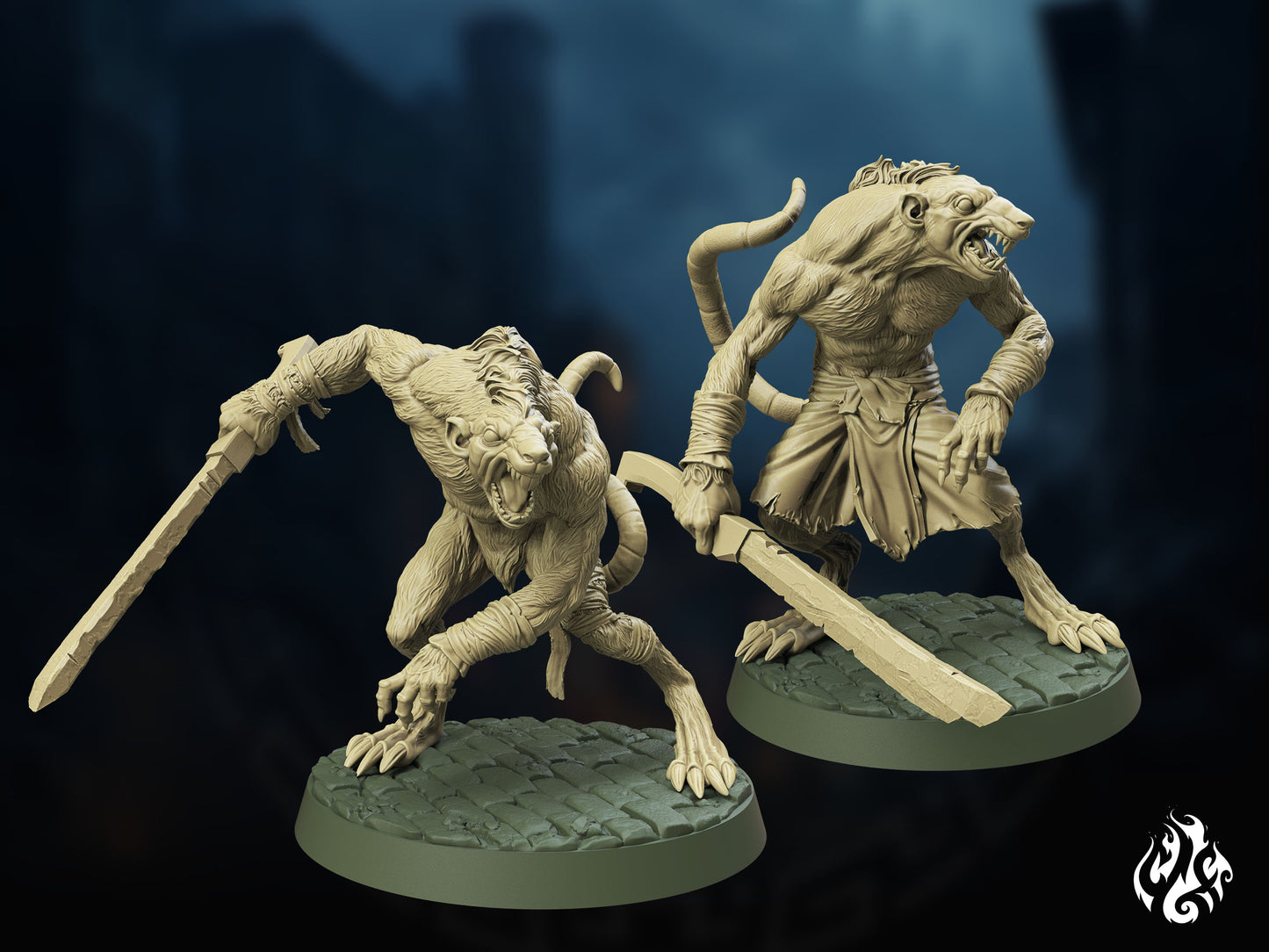 Crippled God Foundry - Wererat - DnD/TTRPG Figure/Miniature