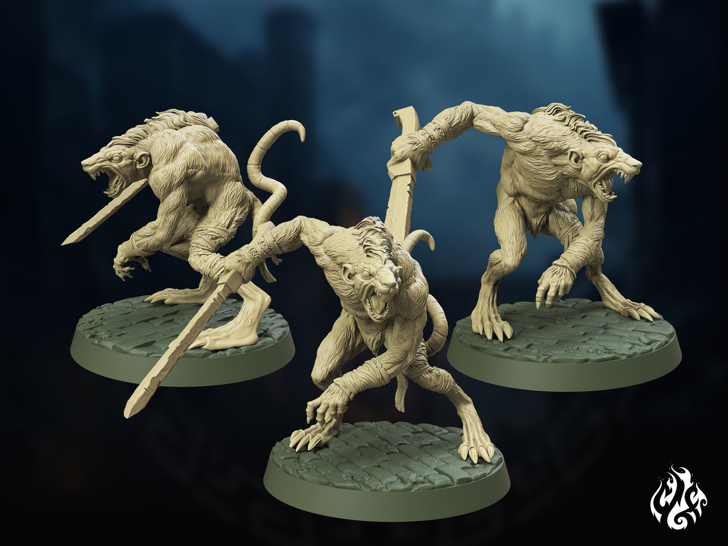 Crippled God Foundry - Wererat - DnD/TTRPG Figure/Miniature