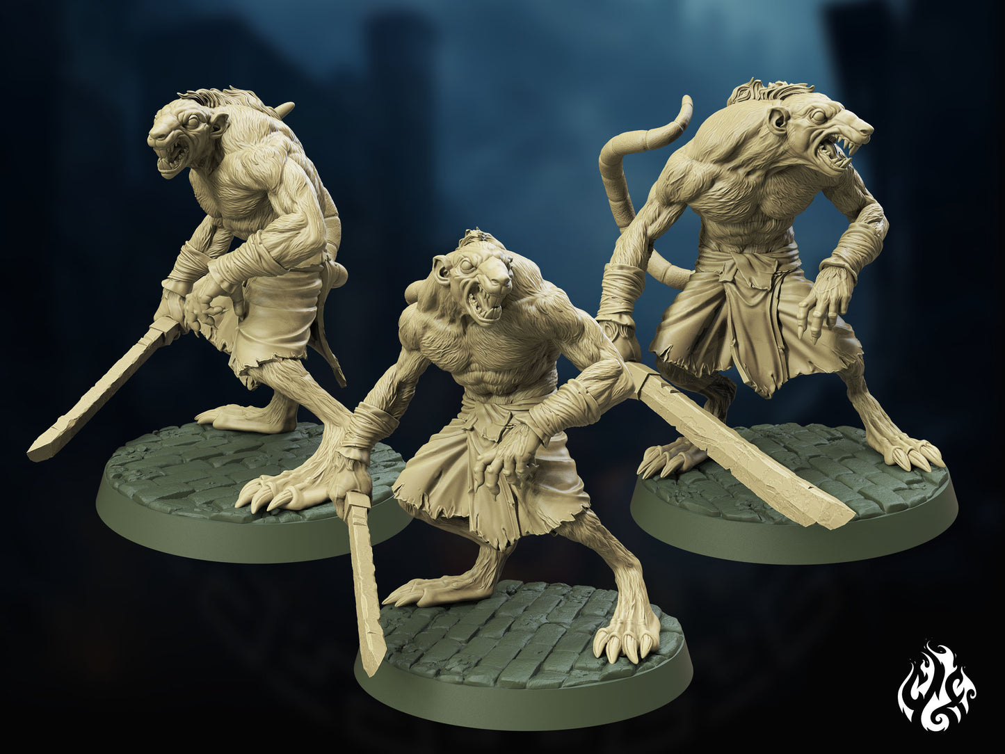 Crippled God Foundry - Wererat - DnD/TTRPG Figure/Miniature
