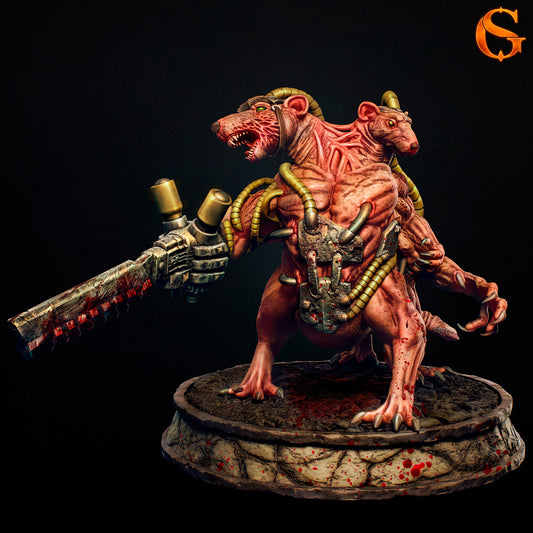 Solgoodcreations - Wererat Monstrosity - DnD/TTRPG Figure/Miniature