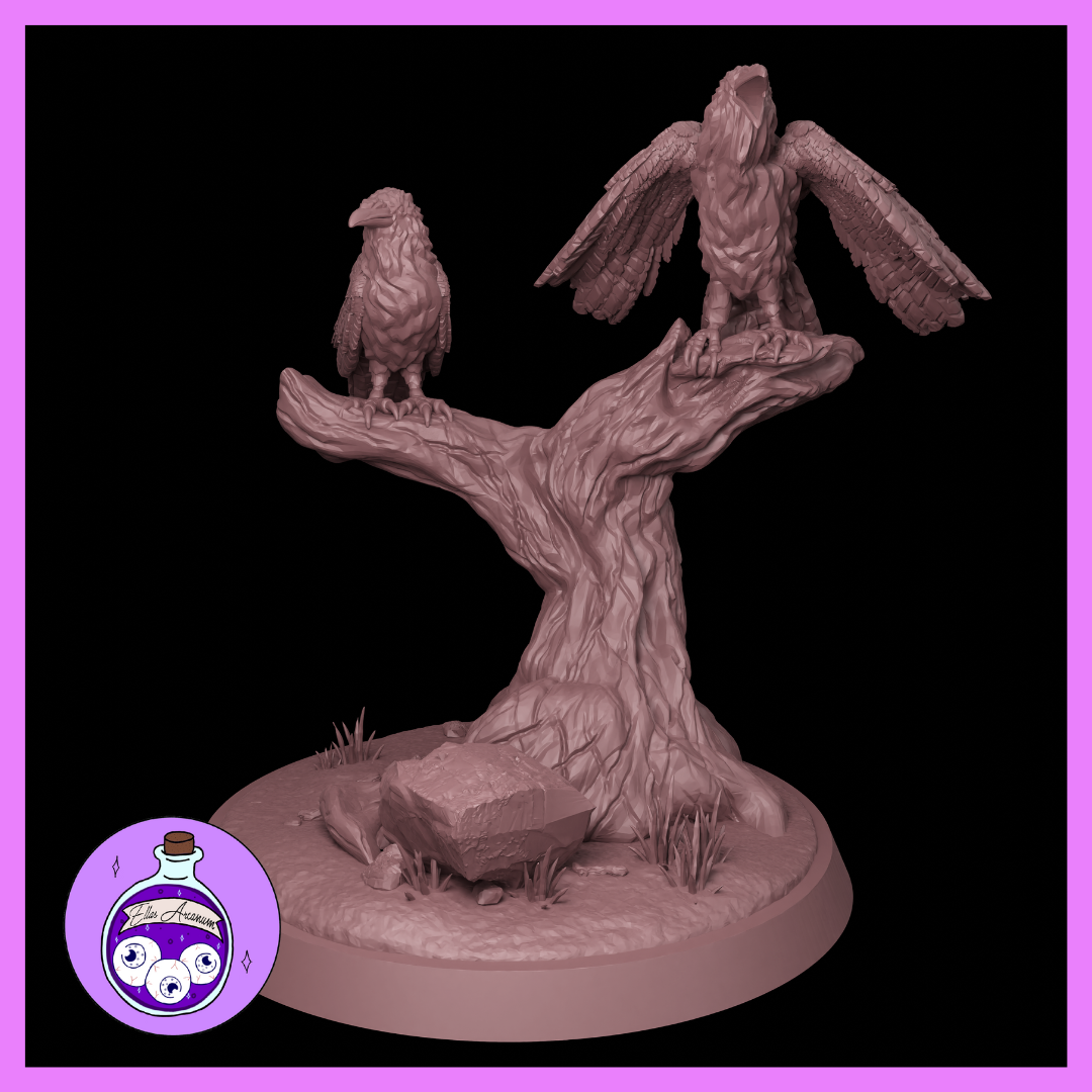 Ella's Arcanum - Wild Hunt - Raven Trees - DnD/Pathfinder/TTRPG