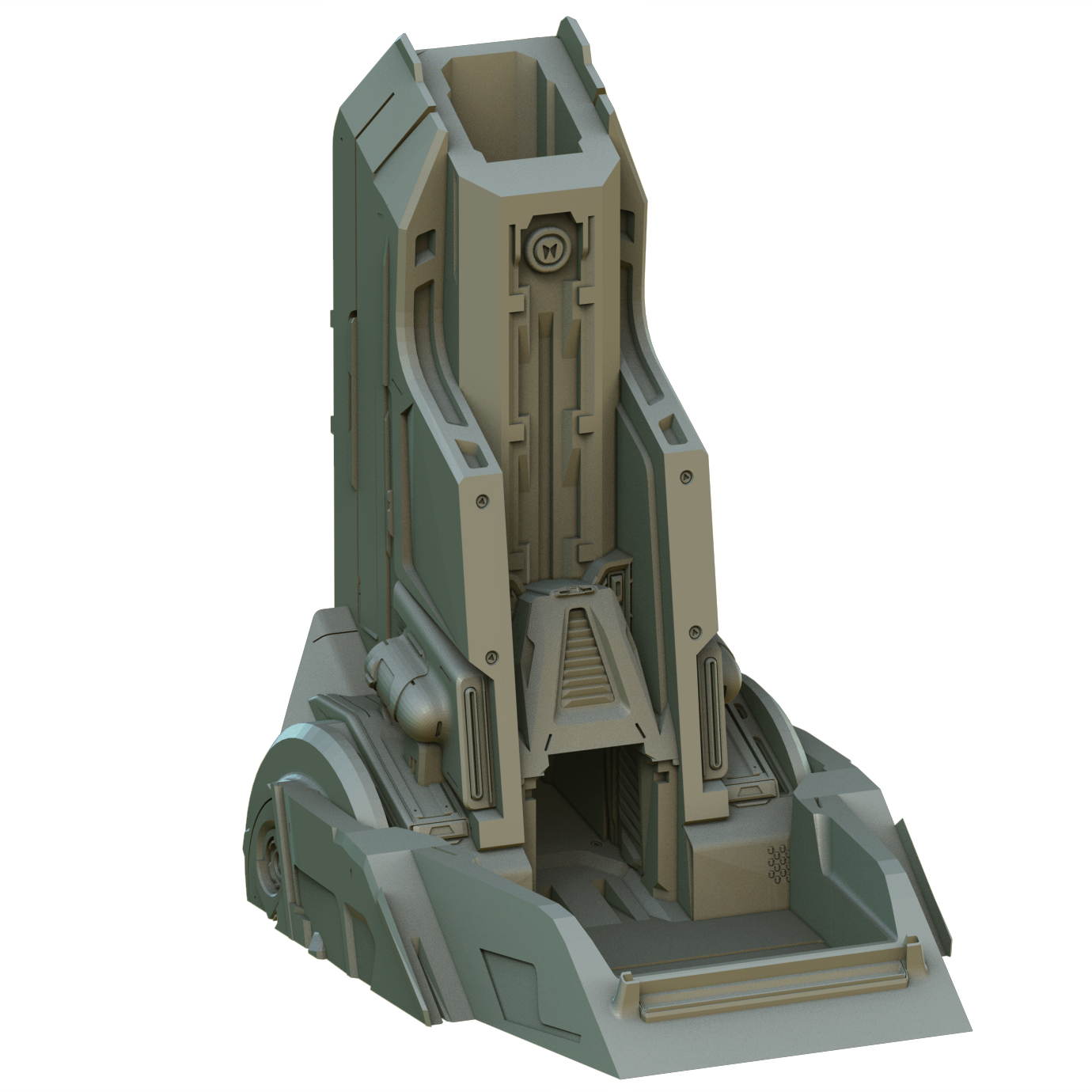 Crab Miniatures - Sci-Fi Dice Towers - Reactor - DnD/TTRPG/Roleplaying/Wargames