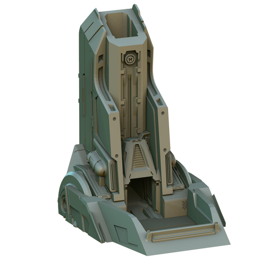 Crab Miniatures - Sci-Fi Dice Towers - Reactor - DnD/TTRPG/Roleplaying/Wargames