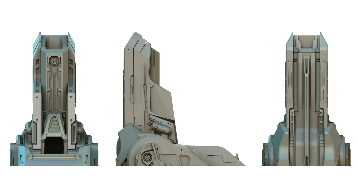 Crab Miniatures - Sci-Fi Dice Towers - Reactor - DnD/TTRPG/Roleplaying/Wargames