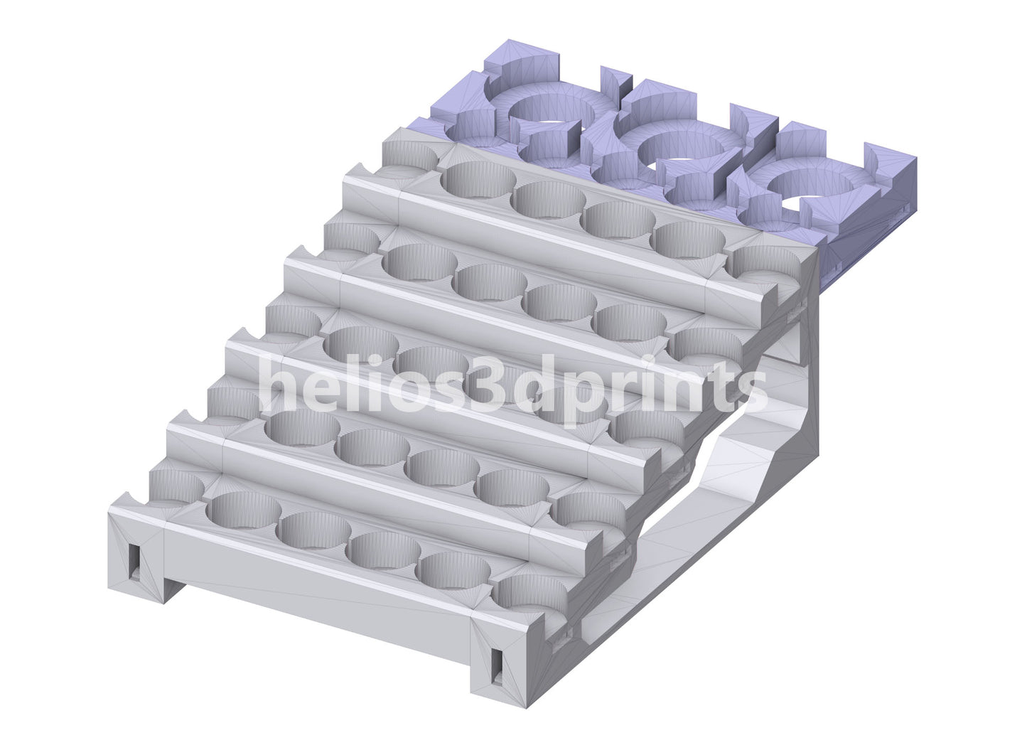 Paintpal Studio Desk Organiser - Rear Extensions (models/primers/tools/glue)