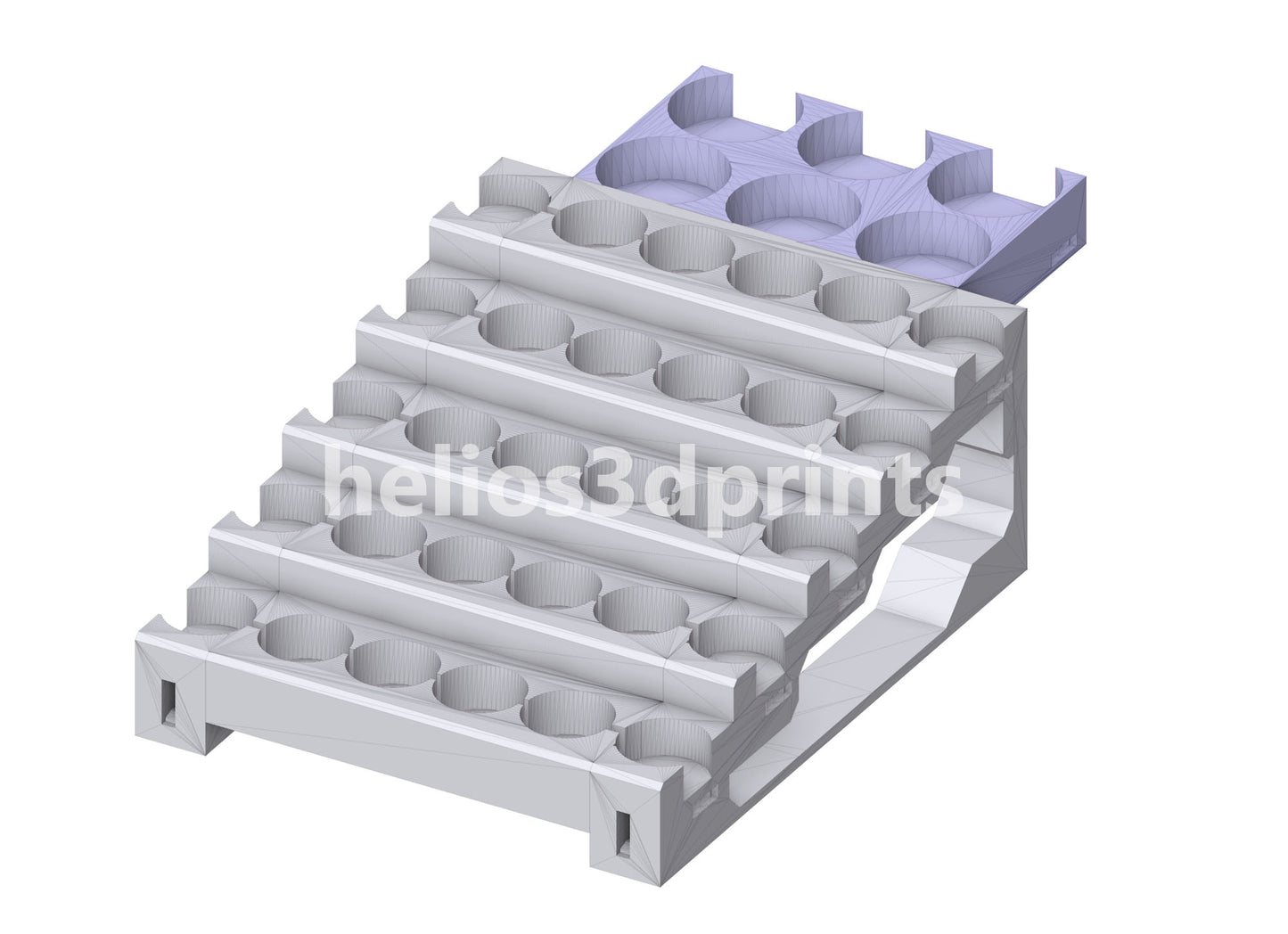 Paintpal Studio Desk Organiser - Rear Extensions (models/primers/tools/glue)