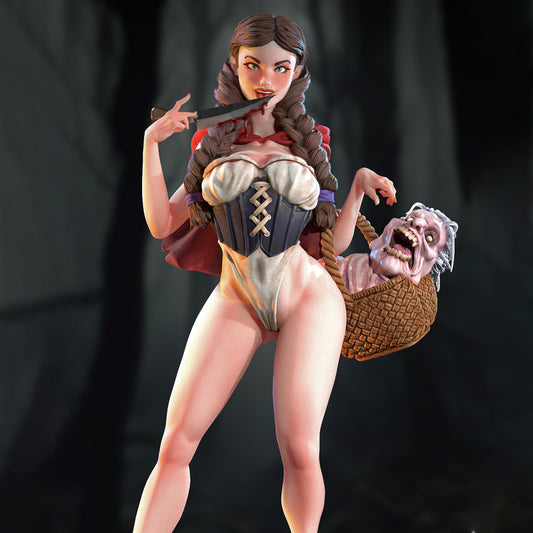 Silvia Corso - Creepytales - Red Riding Hood - 75mm Pin Up/Figure/Model/Diorama