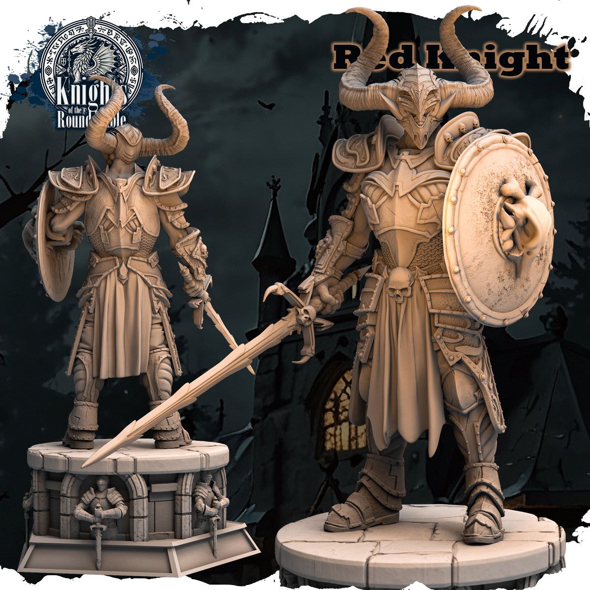 Haito - Round Table #2 - Red Knight #1 - 150mm Pin Up/Figure/Model/Diorama