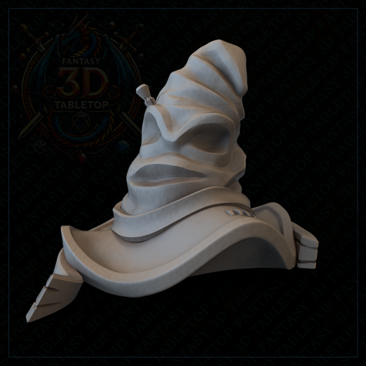 Fantasy3DTabletop - Sorting Hat Dice Box/Case - DnD/TTRPG/Roleplaying/Wargames