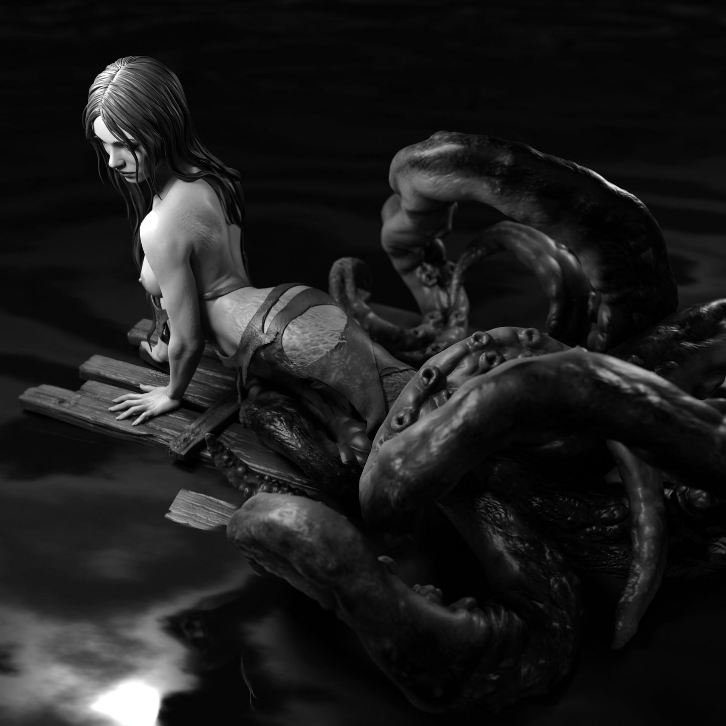 Arxila - Dark Delights - Mermaid - 75/120mm Pin Up/Figure/Model/Diorama