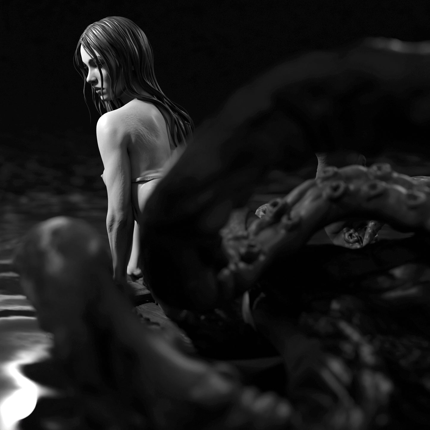 Arxila - Dark Delights - Mermaid - 75/120mm Pin Up/Figure/Model/Diorama