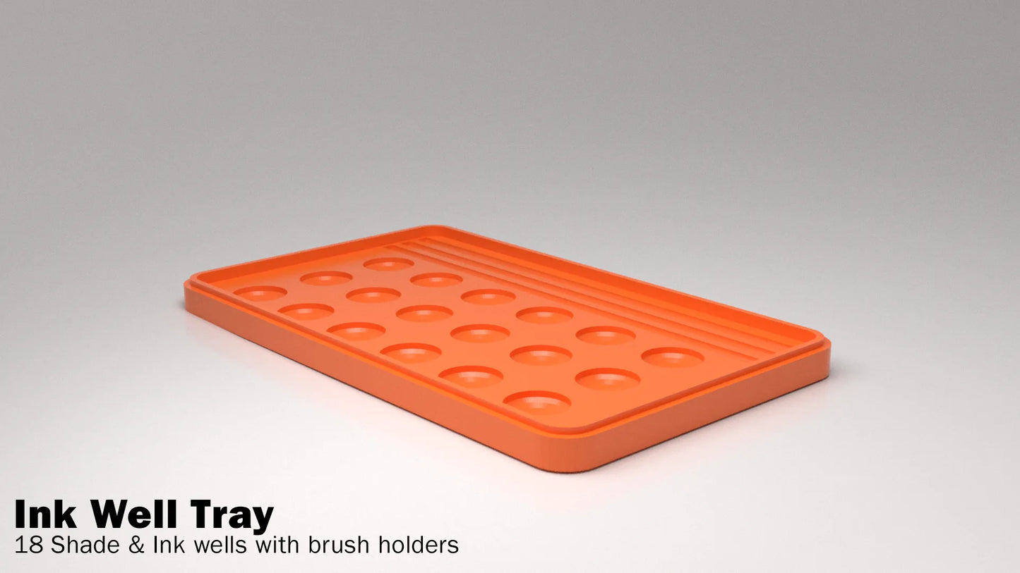 Paintpal Travel System - Core Set Magnetised - Textures/Storage/Wet Palette/Ink Wells