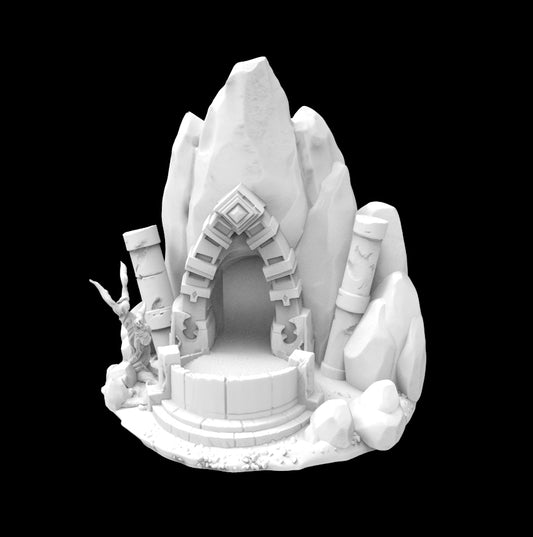 Possibly Cool Dice Tower - Rock - DnD/TTRPG/Roleplaying/Wargames