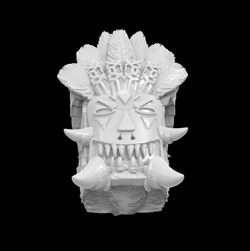 Possibly Cool Dice Box/Case - Witch Doctor - DnD/TTRPG/Roleplaying/Wargames