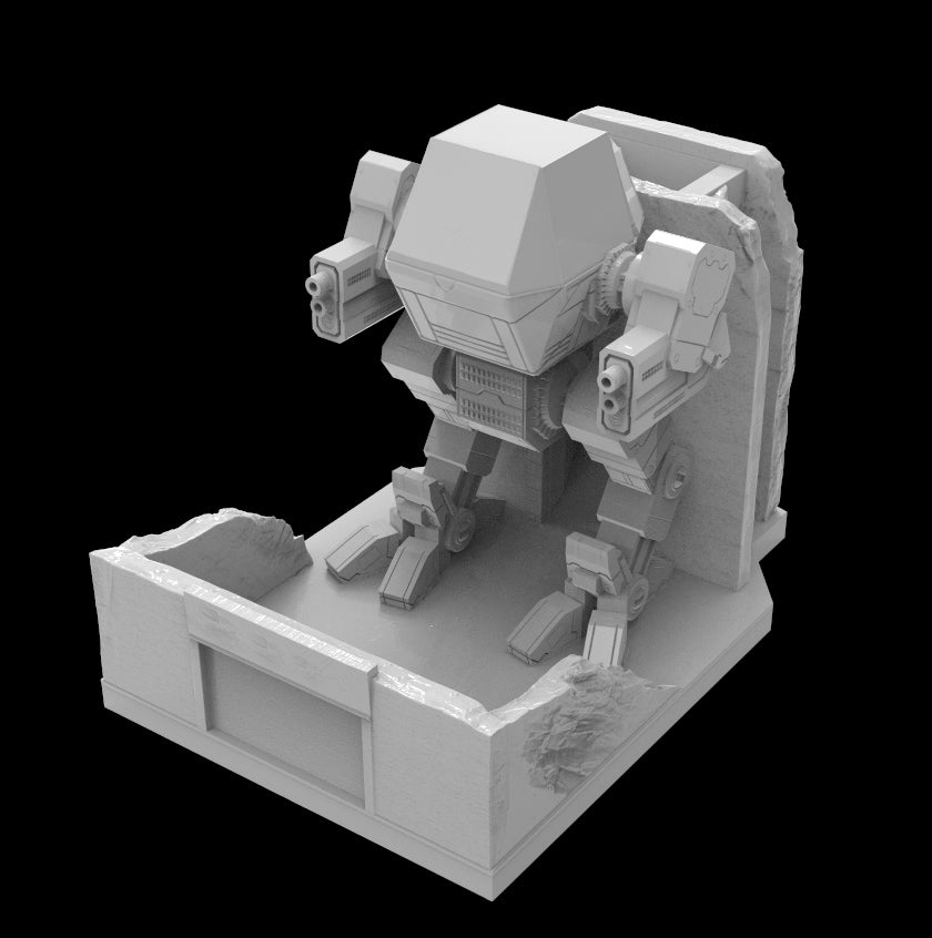 Possibly Cool Dice Tower - Mecha - DnD/TTRPG/Roleplaying/Wargames