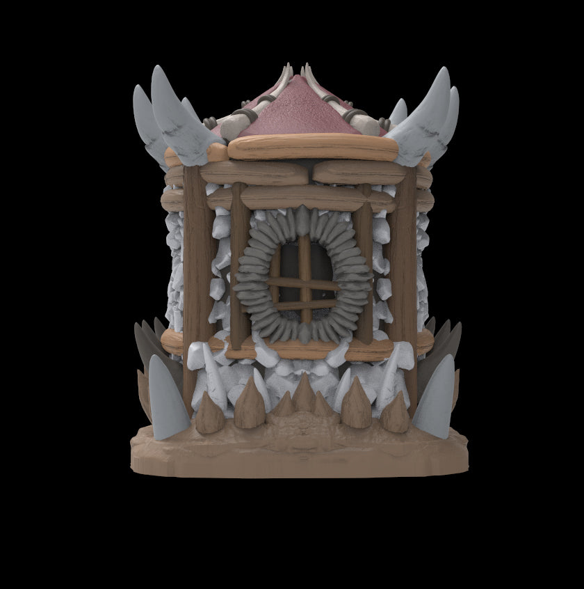 Possibly Cool Dice Box/Case - Goblin Hut - DnD/TTRPG/Roleplaying/Wargames