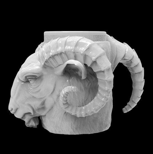 Possibly Cool Mug - Ram - DnD/TTRPG/Roleplaying/Wargames