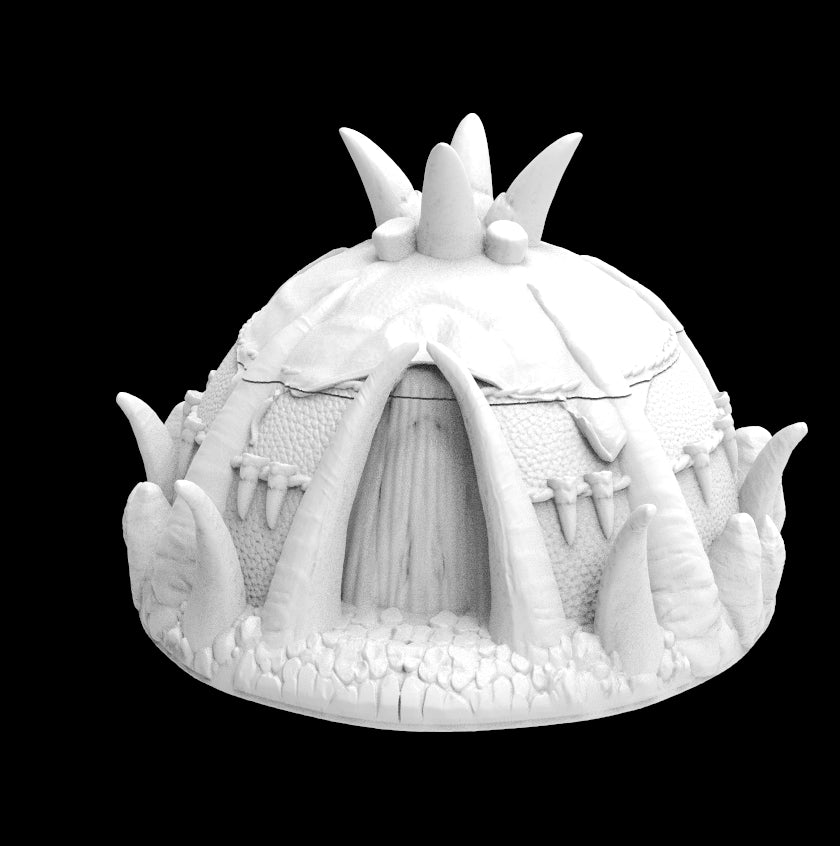 Possibly Cool Dice Box/Case - Orc Hut - DnD/TTRPG/Roleplaying/Wargames