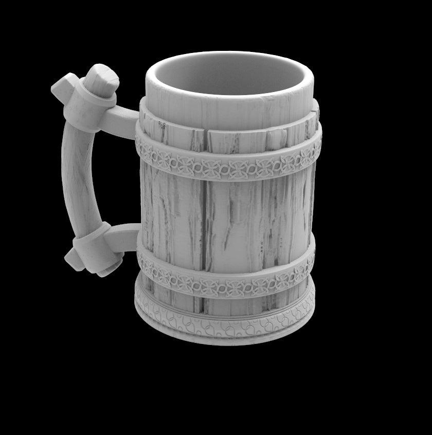 Possibly Cool Mug - Wooden - DnD/TTRPG/Roleplaying/Wargames