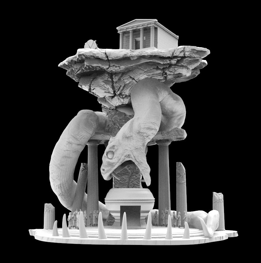 Possibly Cool Dice Tower - Athena - DnD/TTRPG/Roleplaying/Wargames