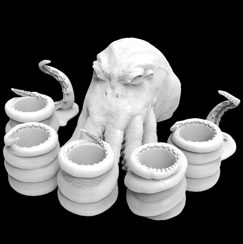 Possibly Cool Dice Box/Case - Cthulhu Head - DnD/TTRPG/Roleplaying/Wargames