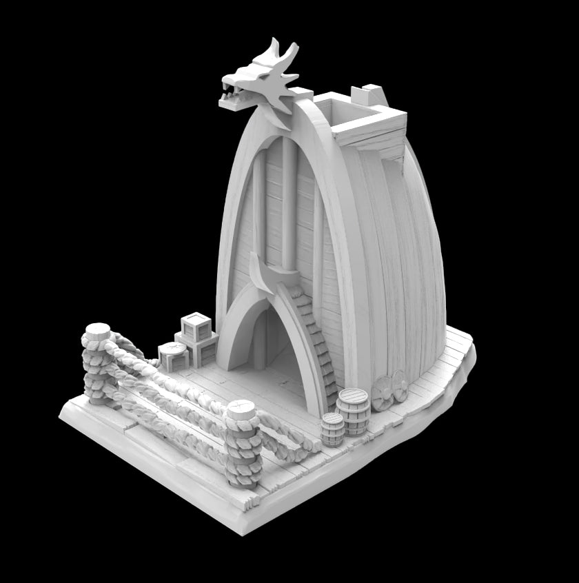 Possibly Cool Dice Tower - Vikings - DnD/TTRPG/Roleplaying/Wargames