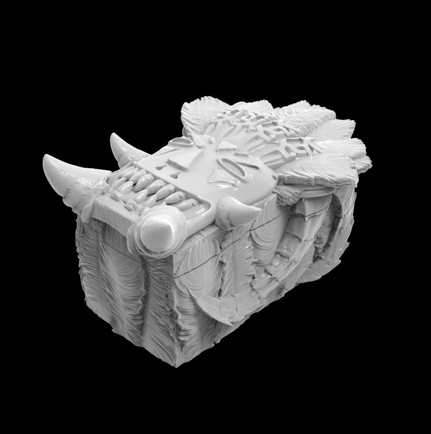 Possibly Cool Dice Box/Case - Witch Doctor - DnD/TTRPG/Roleplaying/Wargames