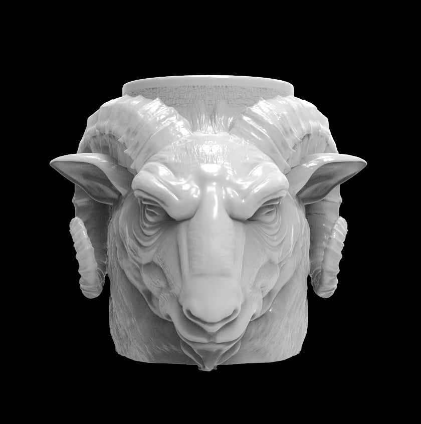 Possibly Cool Mug - Ram - DnD/TTRPG/Roleplaying/Wargames