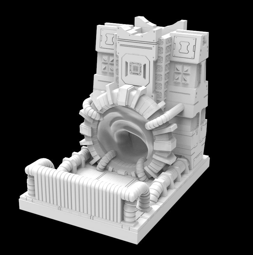 Possibly Cool Dice Tower - Sci-fi Portal - DnD/TTRPG/Roleplaying/Wargames