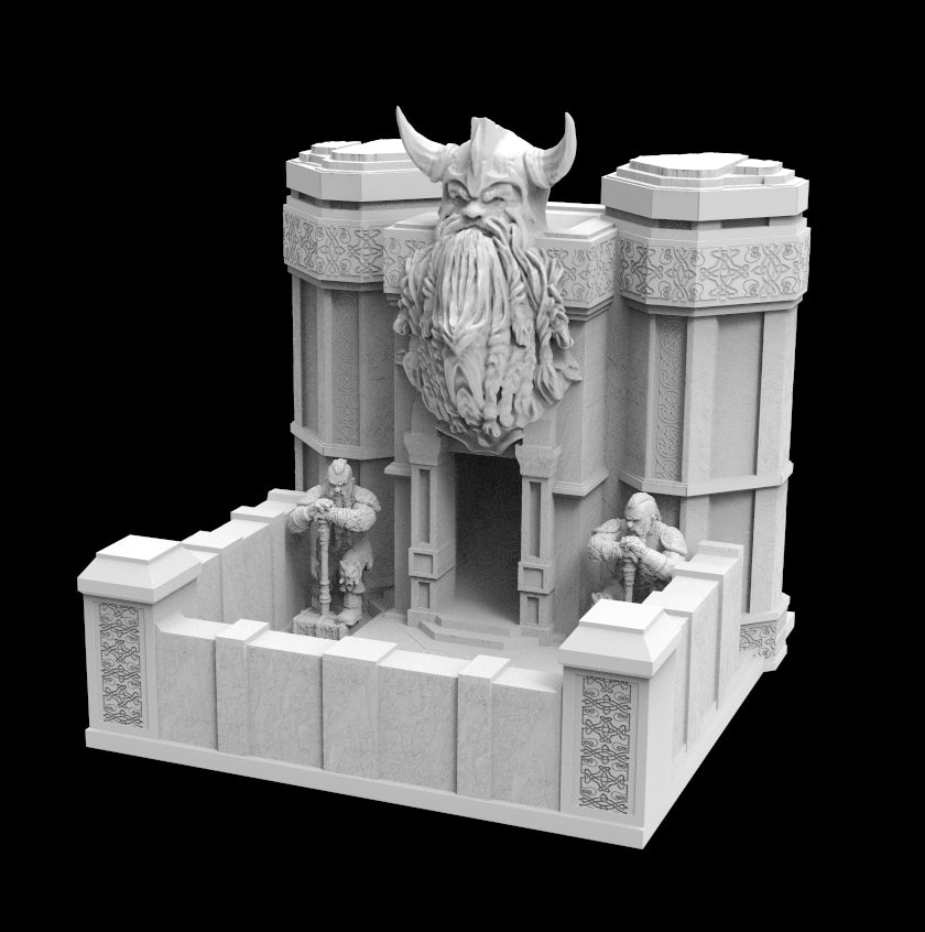 Possibly Cool Dice Tower - Dwarven - DnD/TTRPG/Roleplaying/Wargames