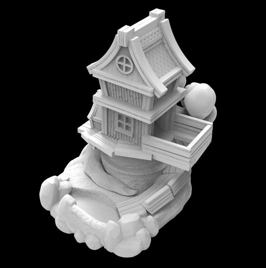 Possibly Cool Dice Tower - Red Woods - DnD/TTRPG/Roleplaying/Wargames