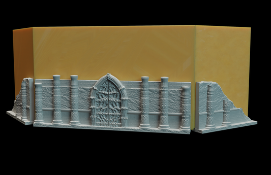 Possibly Cool DM Screen Holder - Nekropolis - DnD/TTRPG/Roleplaying/Wargames