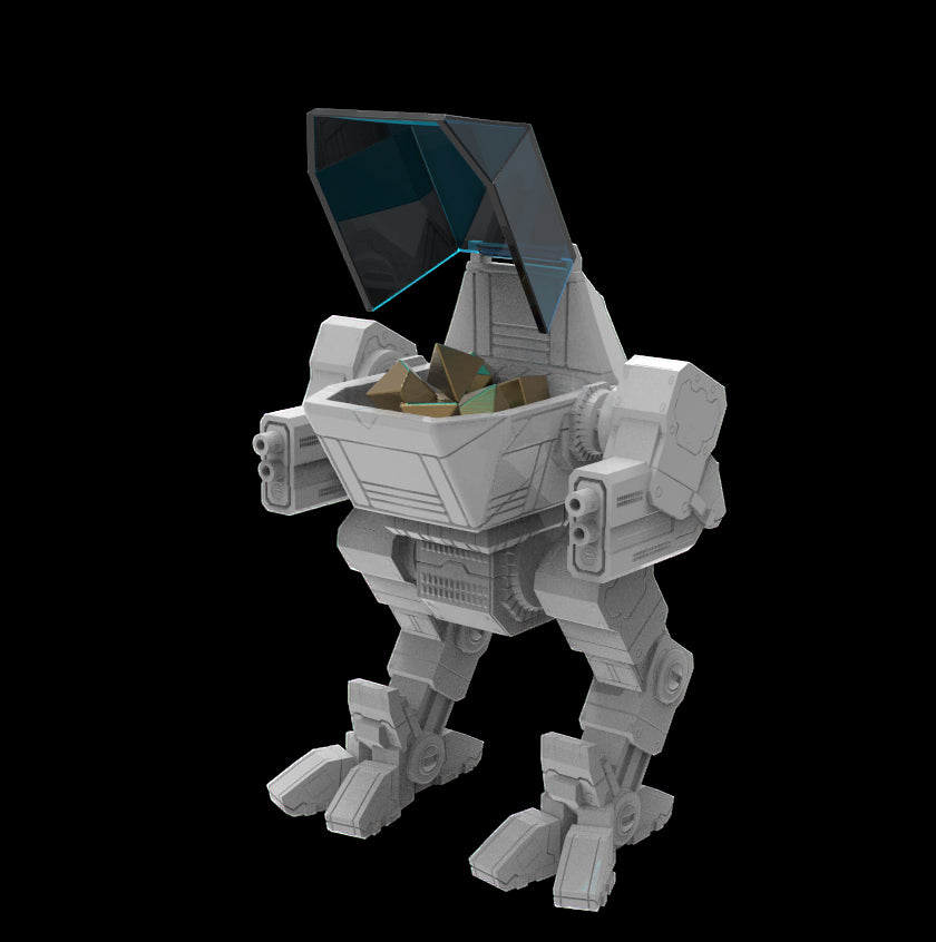 Possibly Cool Dice Box/Case - Mecha - DnD/TTRPG/Roleplaying/Wargames