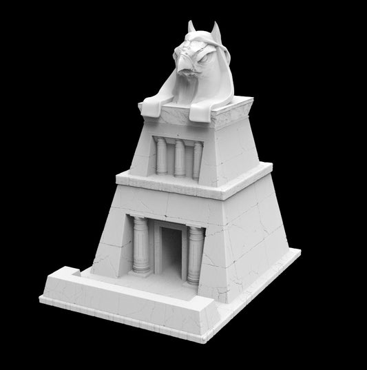 Possibly Cool Dice Tower - Temple of Ra - DnD/TTRPG/Roleplaying/Wargames
