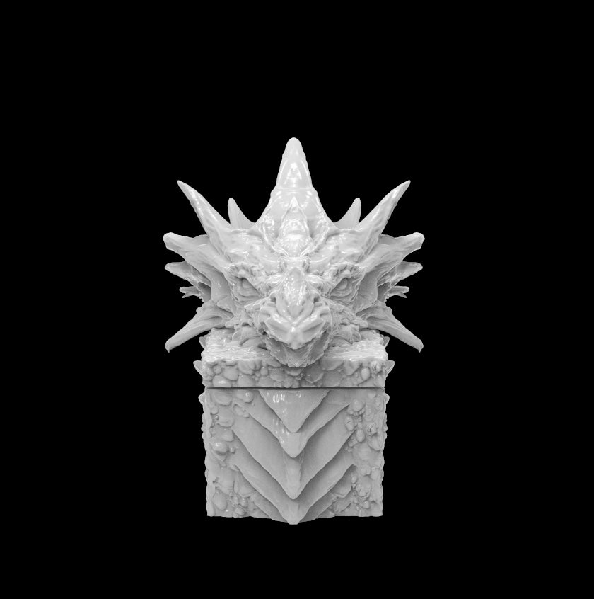 Possibly Cool Dice Box/Case - Elder Dragon - DnD/TTRPG/Roleplaying/Wargames