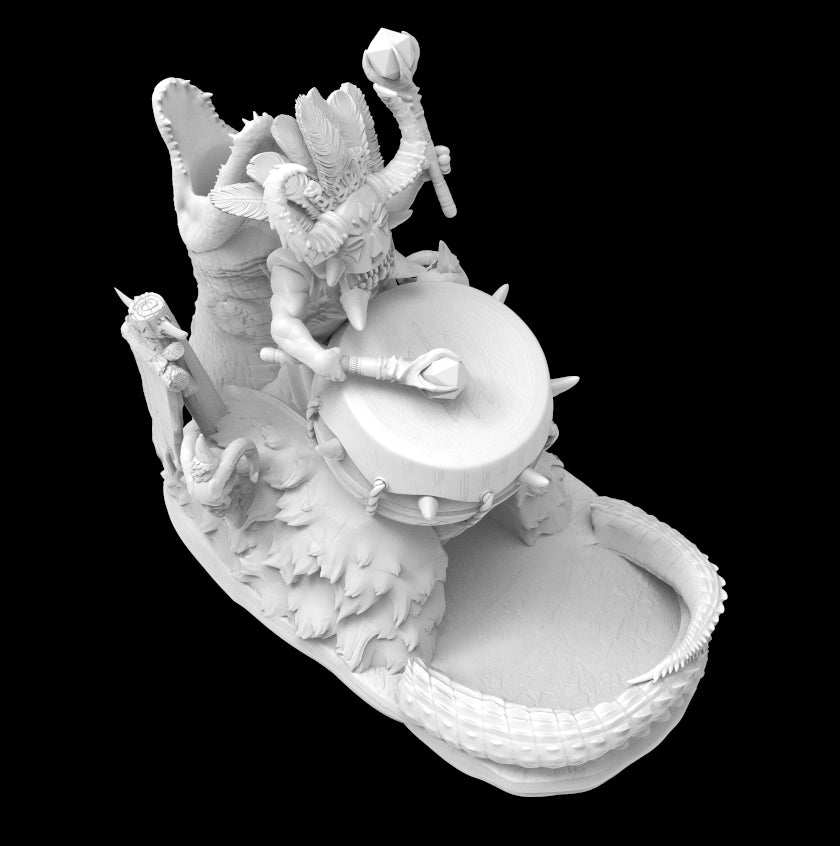 Possibly Cool Dice Tower - Witch Doctor - DnD/TTRPG/Roleplaying/Wargames