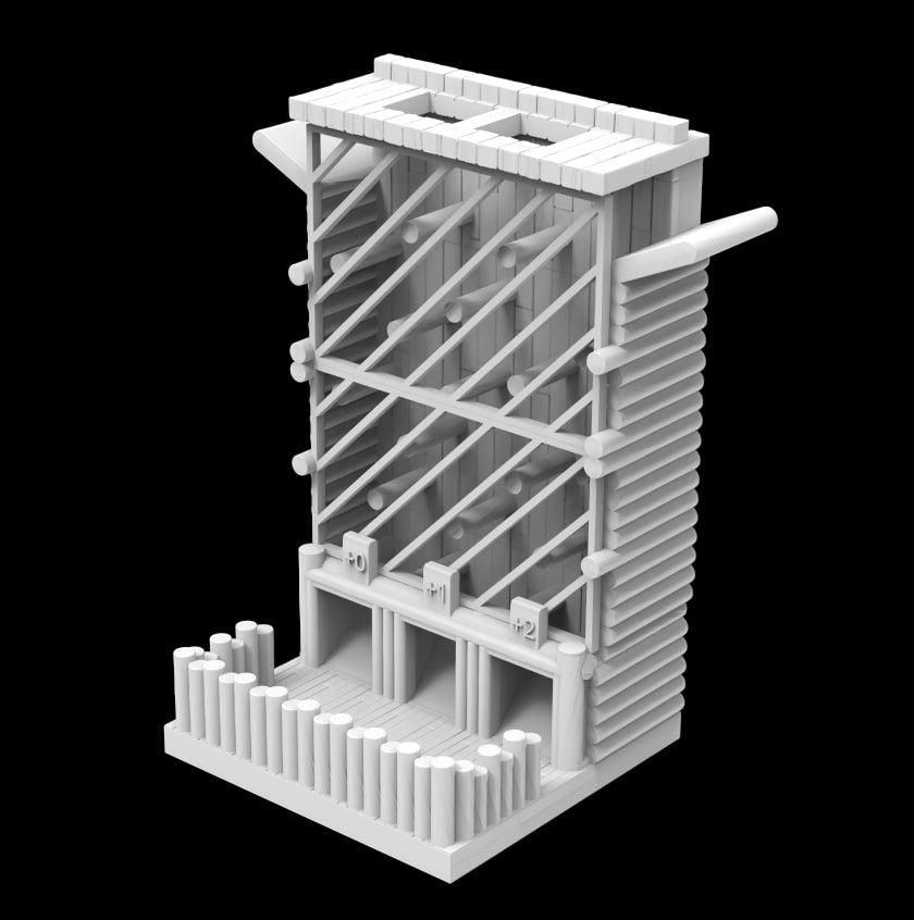 Possibly Cool Dice Tower - Damage Ex Machina - DnD/TTRPG/Roleplaying/Wargames