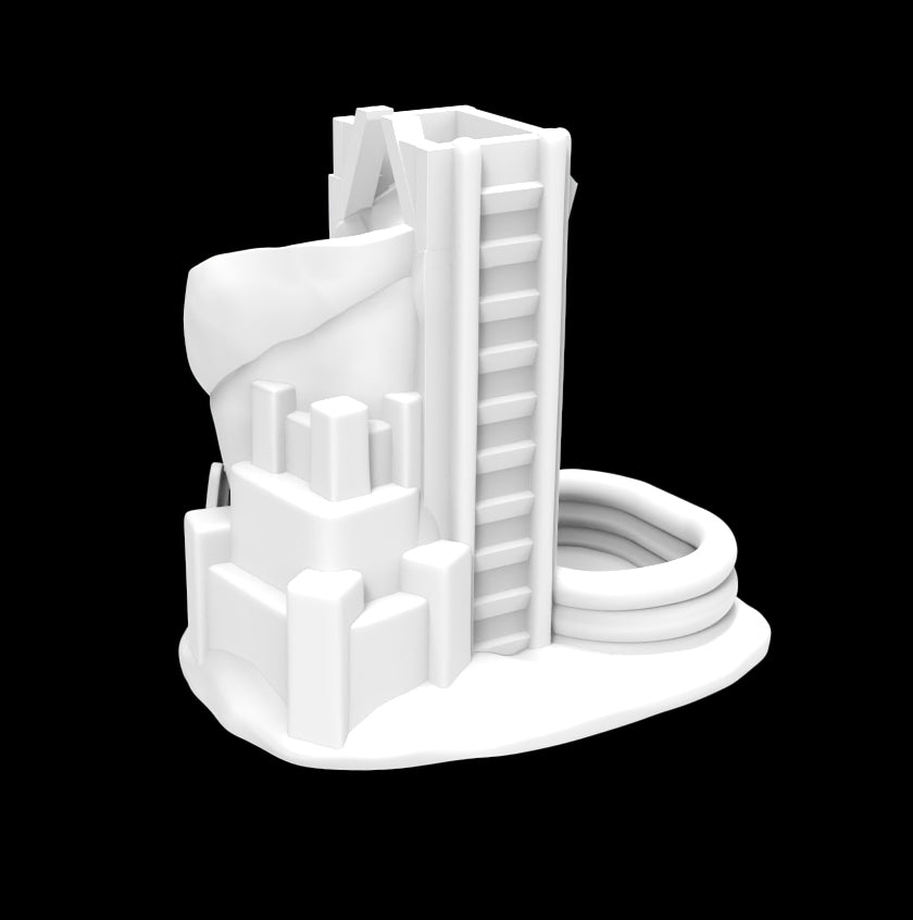 Possibly Cool Dice Tower - Beach - DnD/TTRPG/Roleplaying/Wargames